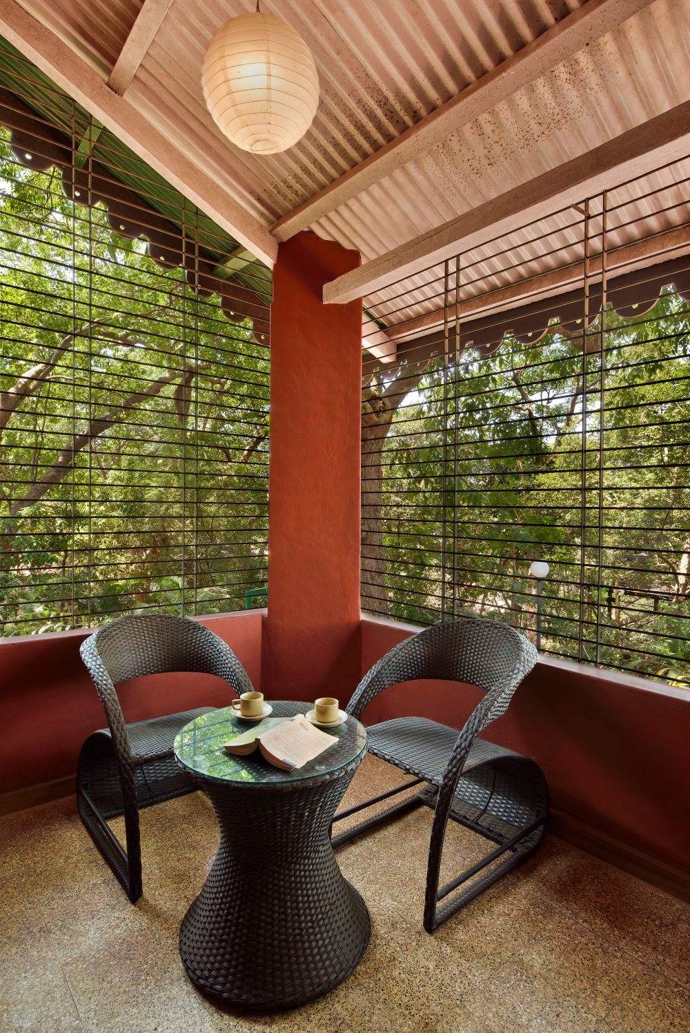 Balcony Chairs at Sunset