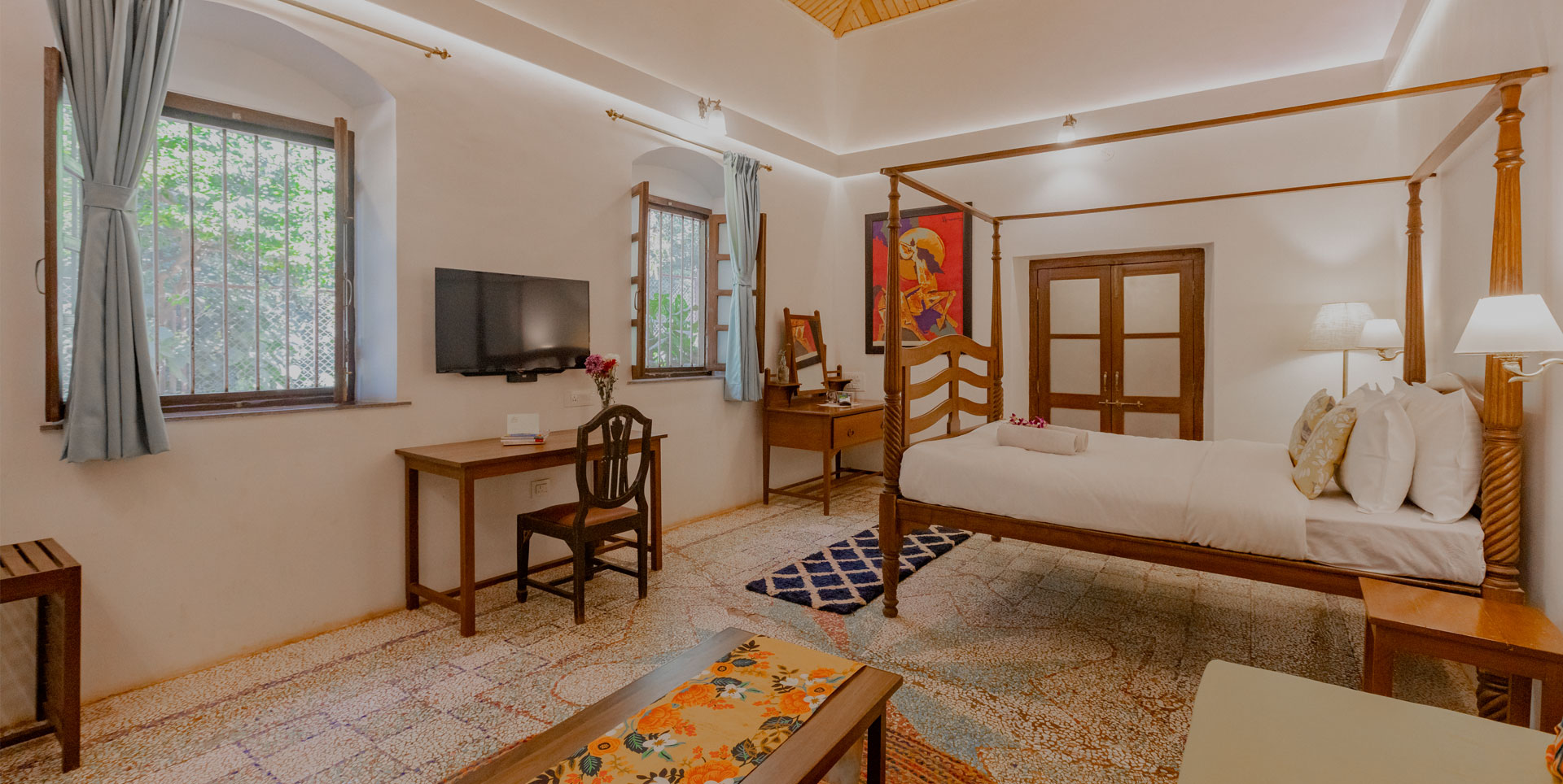 Spacious Family Suite Living Area